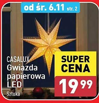 CASALUX Gwiazda papierowa LED