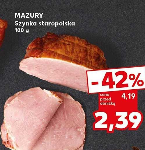 MAZURY Szynka staropolska