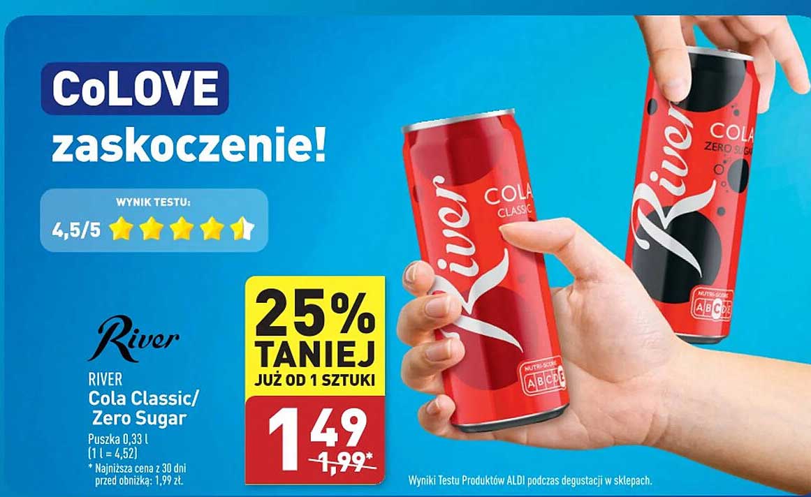 River Cola Classic/ Zero Sugar