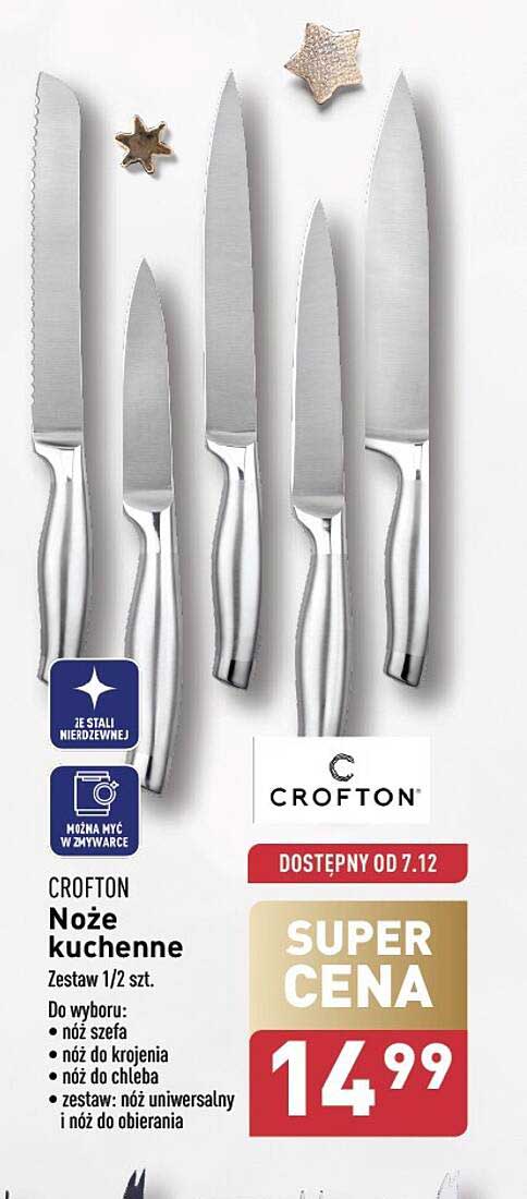 CROFTON Noże kuchenne