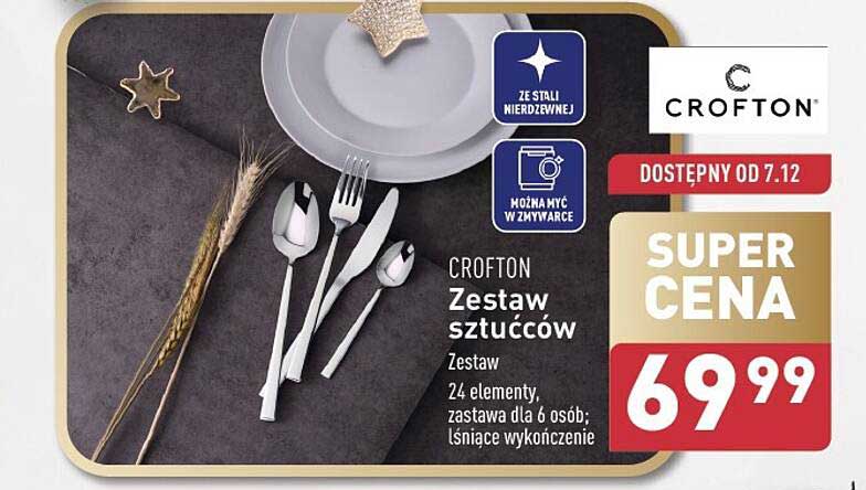 CROFTON Zestaw sztućców