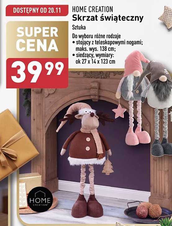HOME CREATION Skrzat świąteczny