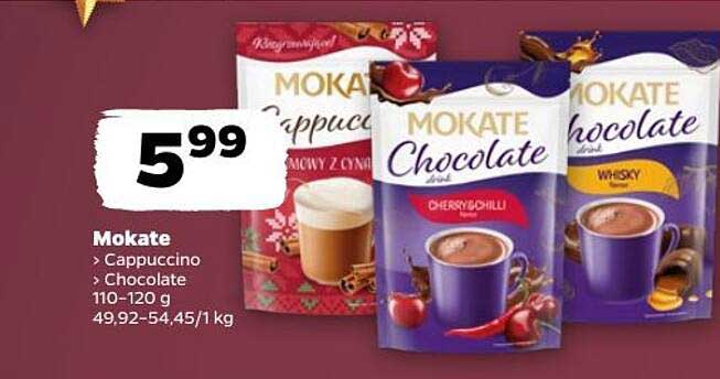 Mokate Cappuccino, Mokate Chocolate