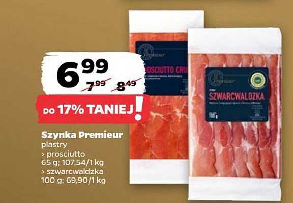 Szynka Premiuer plastry