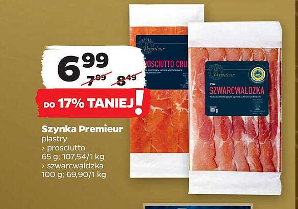 Szynka Premiuer plastry