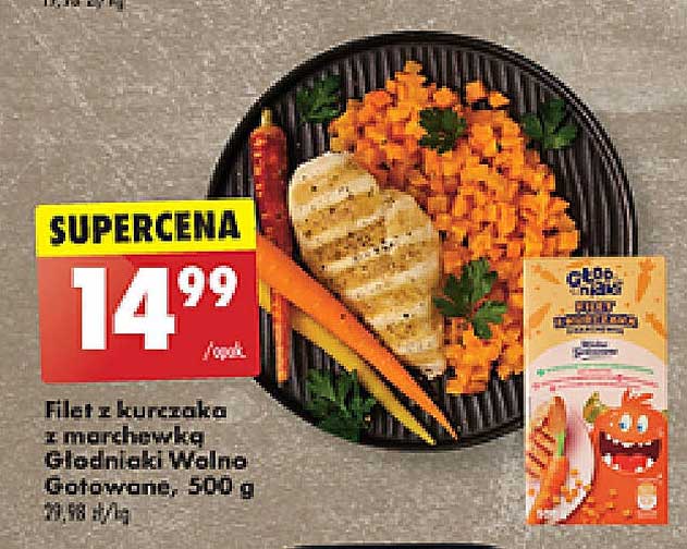 Fillet z kurczaka z marchewką Glediniński Wolno Gotowane, 500 g