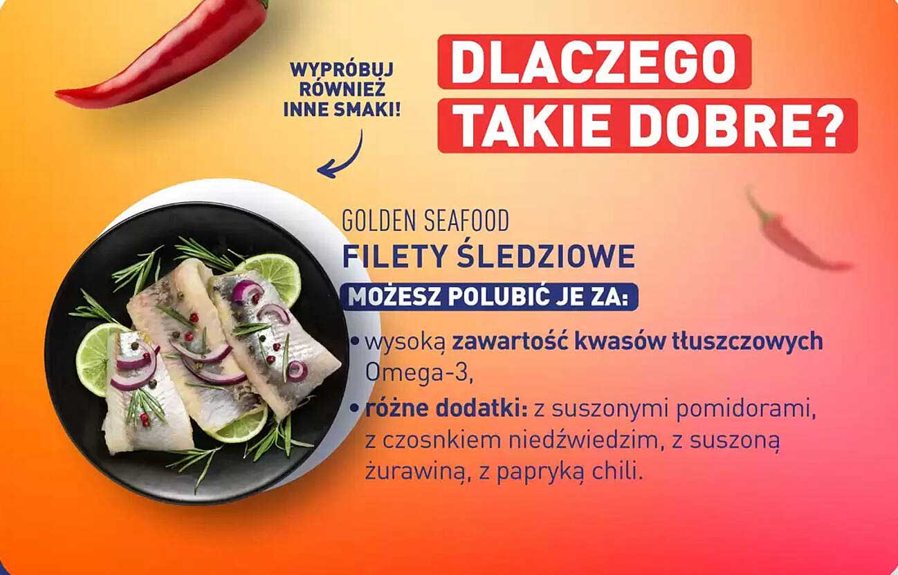 GOLDEN SEAFOOD FILETY ŚLEDZIOWE