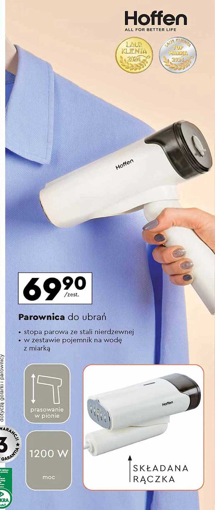 Parownica do ubrań