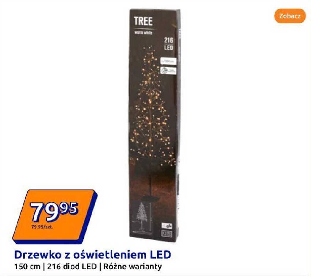 Drzewko z oświetleniem LED