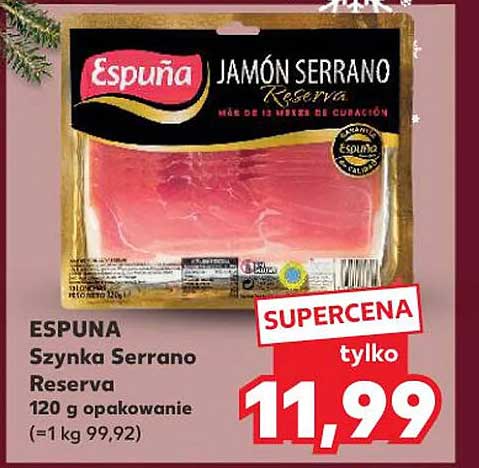 ESPUNA Szynka Serrano Reserva