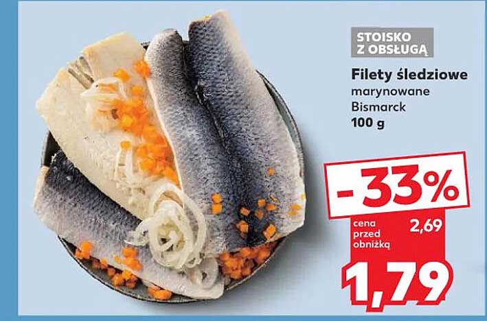 Filety śledziowe marynowane Bismarck