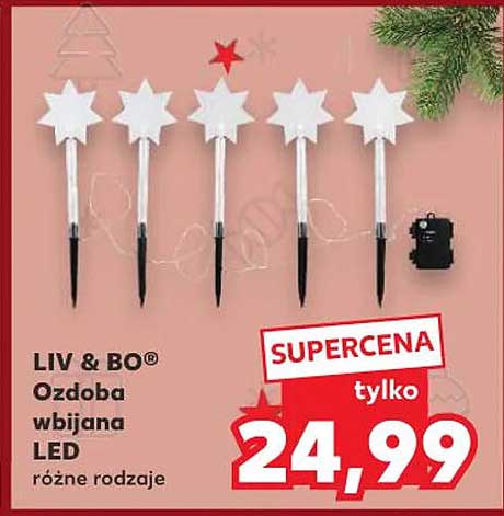 LIV & BO® Ozdoba wbiana LED