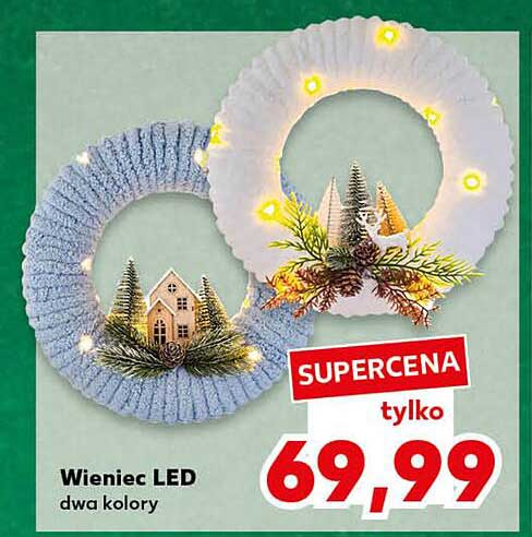 Wieniec LED dwa kolory