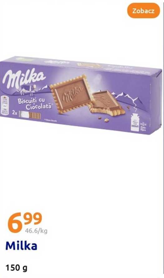 Biscuiti cu Ciocolată Milka