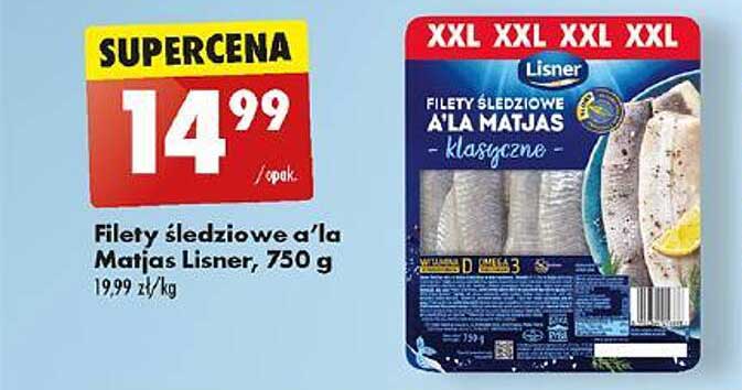 Filety śledziowe a'la Matjas Lisner