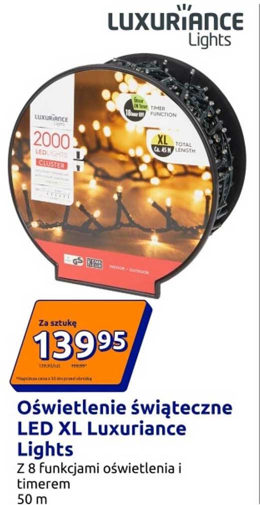 Oświetlenie świąteczne LED XL Luxuriance Lights