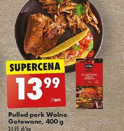 Pulled pork Wołno Gotowane, 400 g