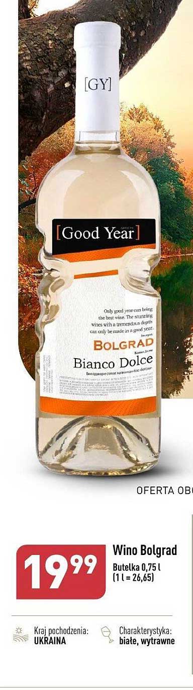 Wino Bolgrad Bianco Dolce