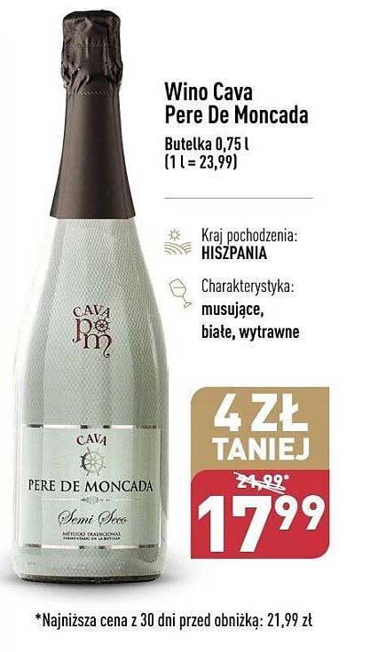 Wino Cava Pere De Moncada