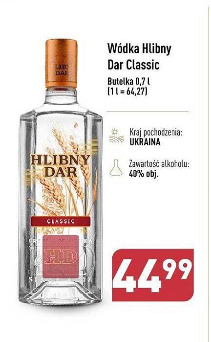 Wódka Hlibny Dar Classic