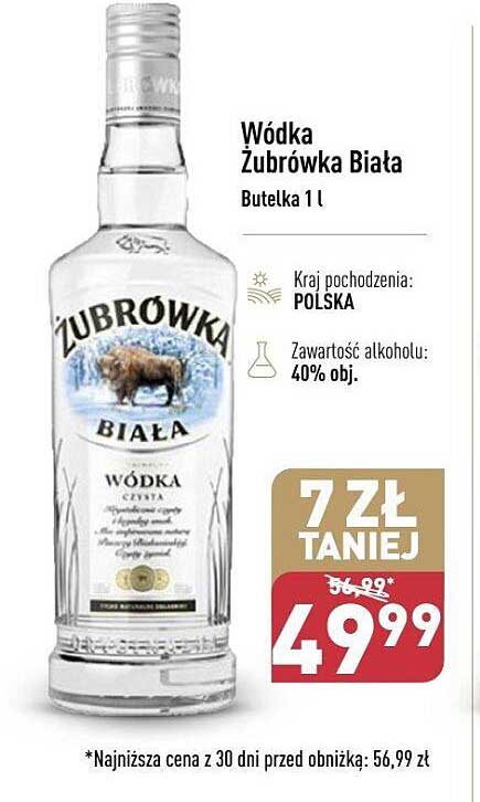 Wódka Żubrówka Biała