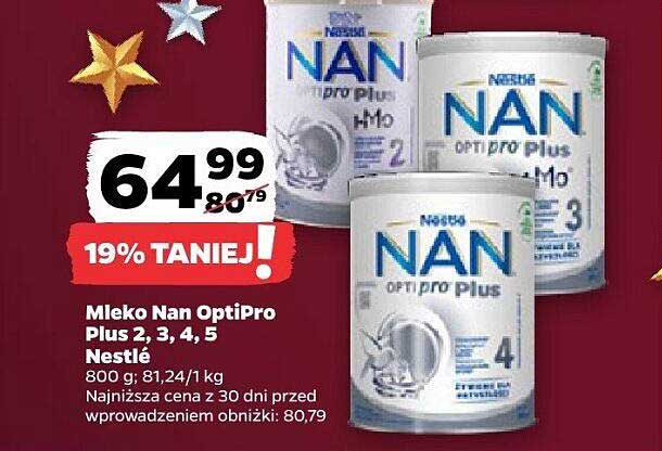 Mleko Nan OptiPro Plus 2, 3, 4, 5 Nestlé