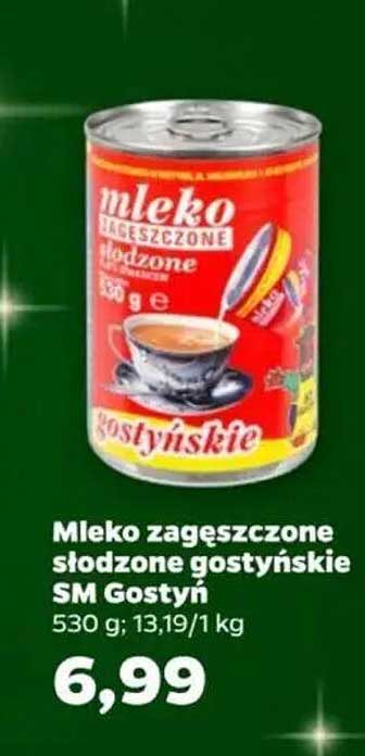 Mleko zagęszczone słodzone gostyńskie SM Gostyń