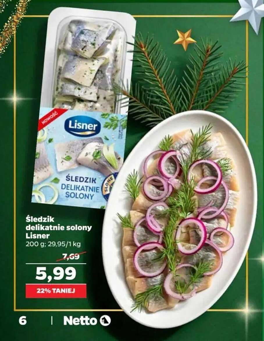 Śledzik delikatnie solony Lisner