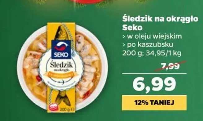 Śledzik na okrągło Seko