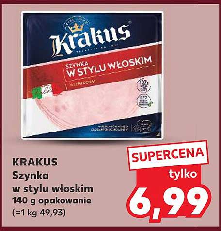 KRAKUS Szynka w stylu włoskim