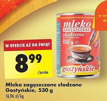 Mleko zagęszczone słodzone Gostińskie