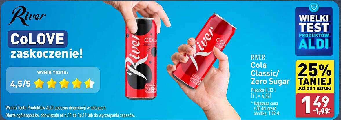 RIVER Cola Classic/Zero Sugar