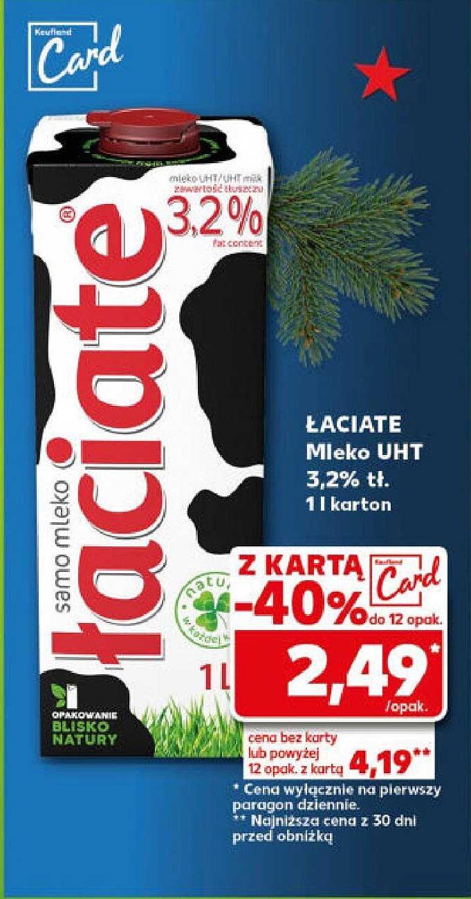 ŁACIAT E Mleko UHT 3,2% tl. 1 l karton