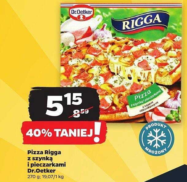 Pizza Rigga z szynką i pieczarkami Dr.Oetker