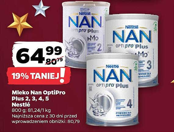 Mleko Nan OptiPro Plus 2, 3, 4, 5 Nestlé