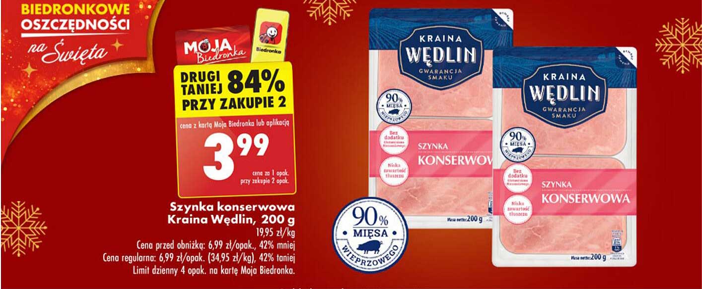 Szynka konserwowa Kraina Wędlin