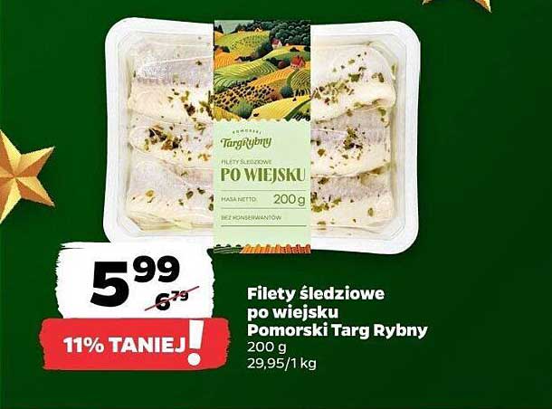 Filety śledziowe po wiejsku Pomorski Targ Rybny