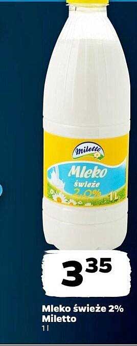 Mleko świeże 2% Miletto