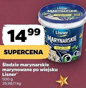 Śledzie marynarskie marynowane po wiejsku Lisner*