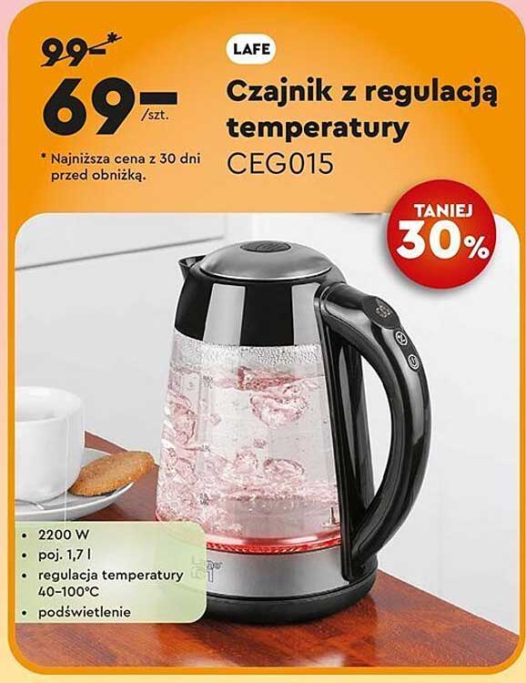 Czajnik z regulacją temperatury CEG015