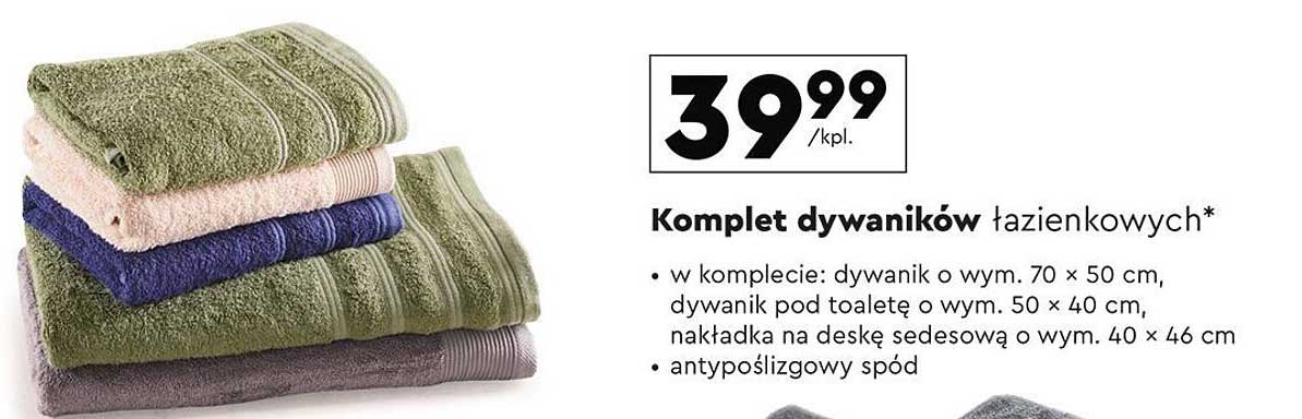 Komplet dywaników łazienkowych*