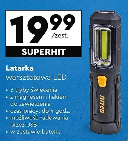 Latarka warsztatowa LED