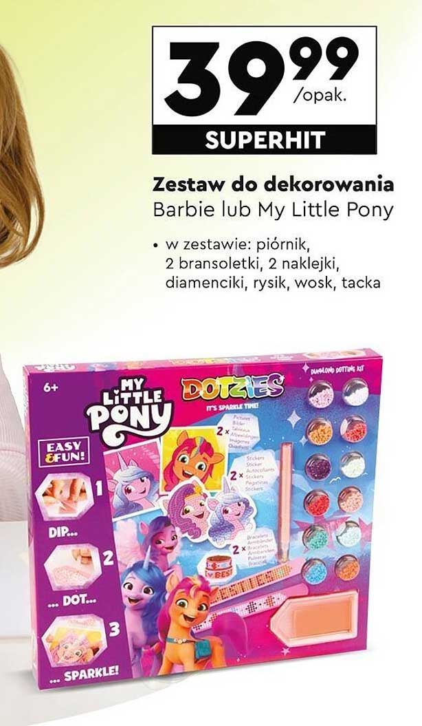 Zestaw do dekorowania Barbie lub My Little Pony