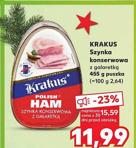 KRUKUS Szynka konserwowa z galaretką