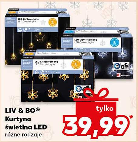 LIV & BO® Kurtyna świetlna LED