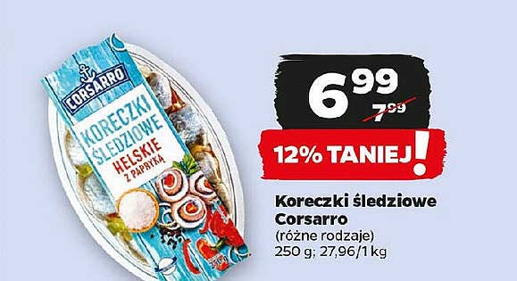 Koreczki śledziowe Corsarro