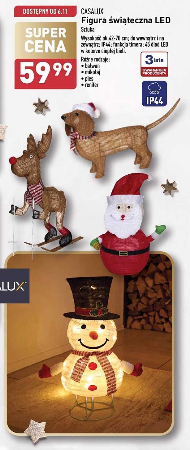 CASALUX Figura świąteczna LED
