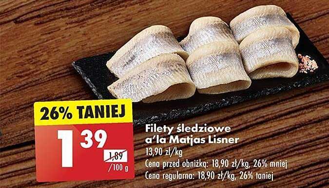 Filety śledziowe a'la Matjas Lisner