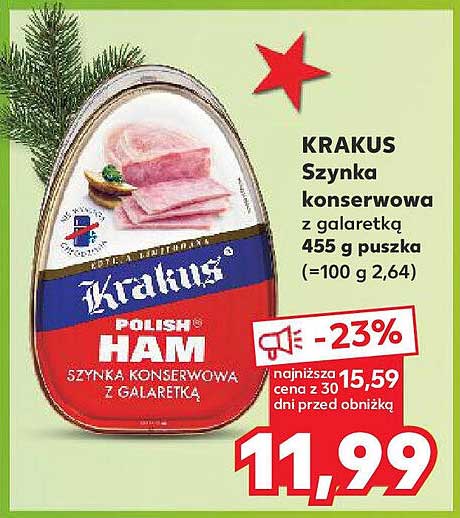 KRAKUS Szynka konserwowa z galaretką