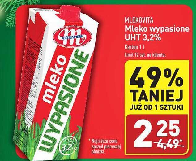 Mleko wypasione UHT 3,2%